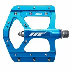 HT Components AE01 EVO Plattform-Pedal Marine Blau