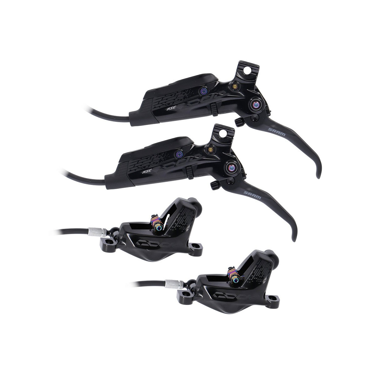 Set SRAM Code RSC Rainbow Vorn/ Hinten 3 Set SRAM Code RSC Rainbow Vorn/ Hinten