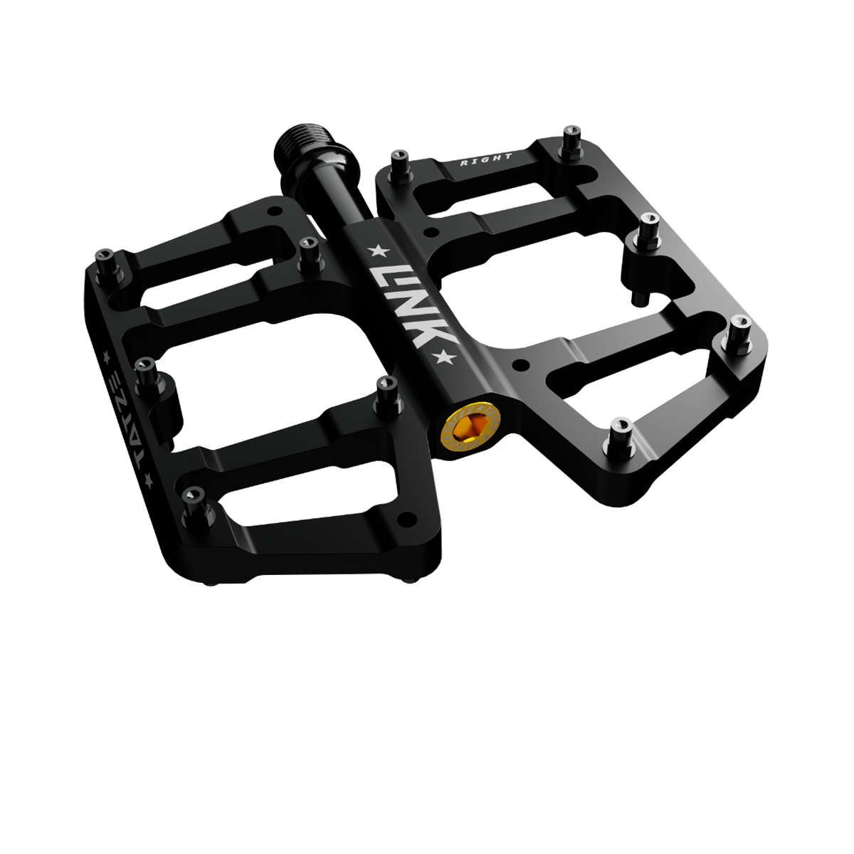 Tatze LINK Titan Schwarz MTB-Plattform-Pedal 3 Tatze LINK Titan Schwarz MTB-Plattform-Pedal