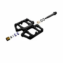 Tatze LINK Titan Schwarz MTB-Plattform-Pedal 8 Tatze LINK Titan Schwarz MTB-Plattform-Pedal -Sunringle Verkäufe tatze link titan schwarz mtb plattform pedal3